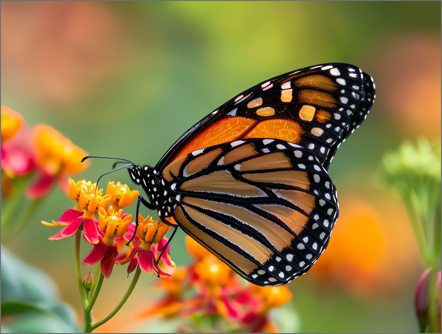 monarch butterfly on flower